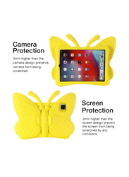 Apple iPad Air 4th Gen 10.9-inch 2020 / iPad Pro 11 2020 / 2018 Kids Butterfly EVA Foam Kickstand Lightweight Tablet Case Cover, Yellow