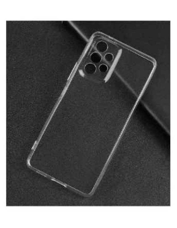 Samsung Galaxy A73 5g Silicone Mobile Phone Case Cover with Camera Protection, Clear