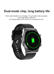 46mm Smartwatch, with HD Screen, Bluetooth Calling, Heart Rate Body & Temperature Monitoring for Android & iPhone, Black
