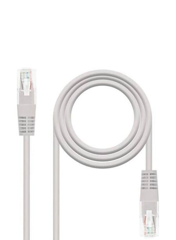 1-Meter High Quality Heavy Duty Ethernet Cable, Cat 6 to Cat 6 for Networking Devices, White