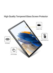 Hyx Samsung Galaxy Tab A8 10.5" 2021 2-Piece 9H Scratch Resistant Bubble Free Tempered Glass Screen Protector, Clear