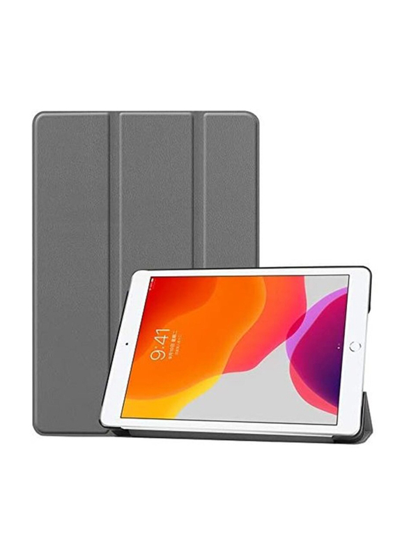 Apple iPad 10.2-inch 7th Generation 2019 Smart Slim Shell Standing Tablet Flip Case Cover, Grey