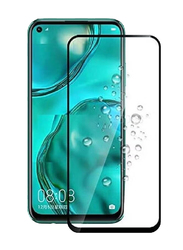 Huawei P20 Lite Full Glue 9H Tempered Glass Screen Protector, Clear/Black