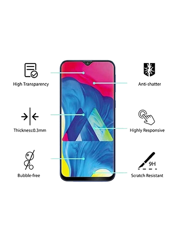 Samsung Galaxy A71 Tempered Glass Screen Protector, 2 Pieces, Clear