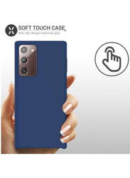 Samsung Galaxy Note 20 Soft Silicone Mobile Phone Case Cover, Blue