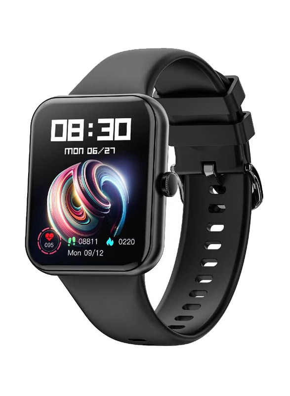 Ultra-Long Battery Life Heart Rate/Sleep and Activity Tracking Smartwatch, Black