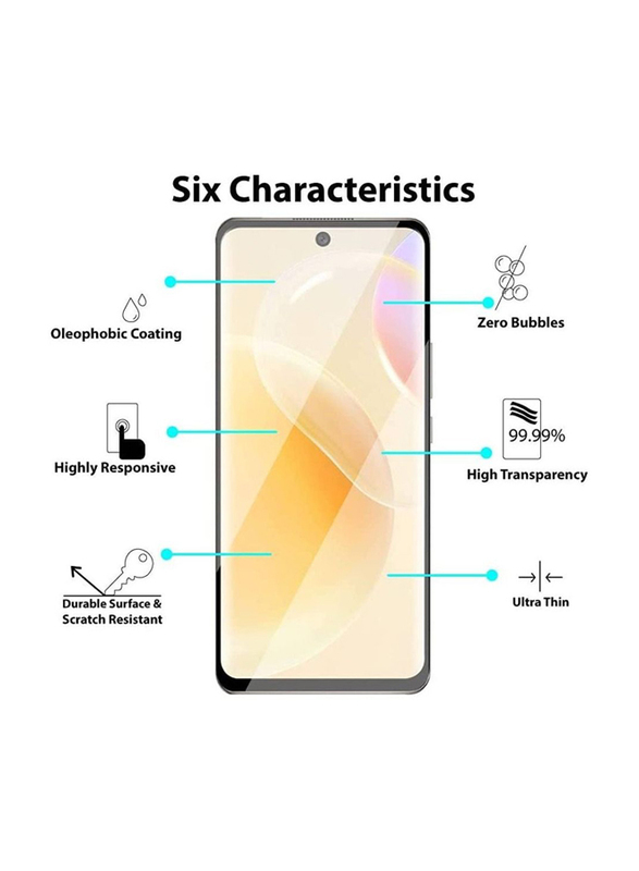 Honor 50 Pro Full Glue 5D Glass Screen Protector, Clear