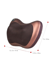 Back & Neck Massager Kneading Massage Pillow, One Size, Brown