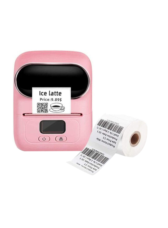 Bluetooth Sticker Machine Label Maker, Pink