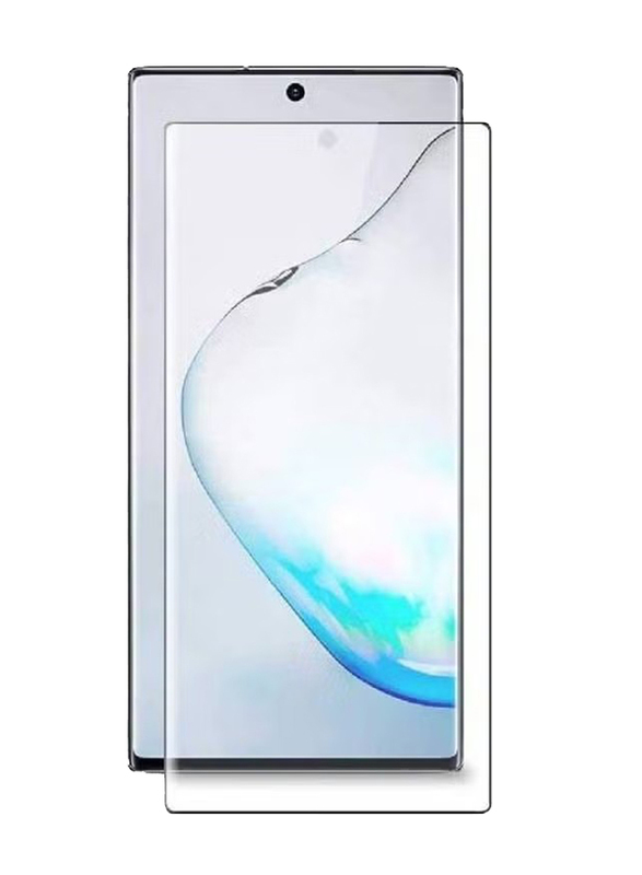 Samsung Galaxy Note 10 Full Glue Tempered Glass Screen Protector, Clear/Black