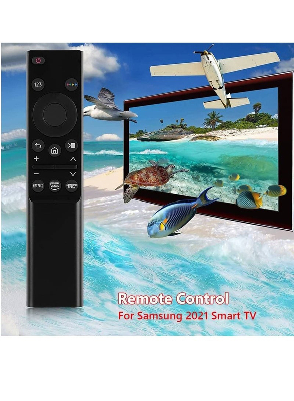 Smart TV Remote Control with Netflix Rakuten TV Button 2021 for Samsung, Black