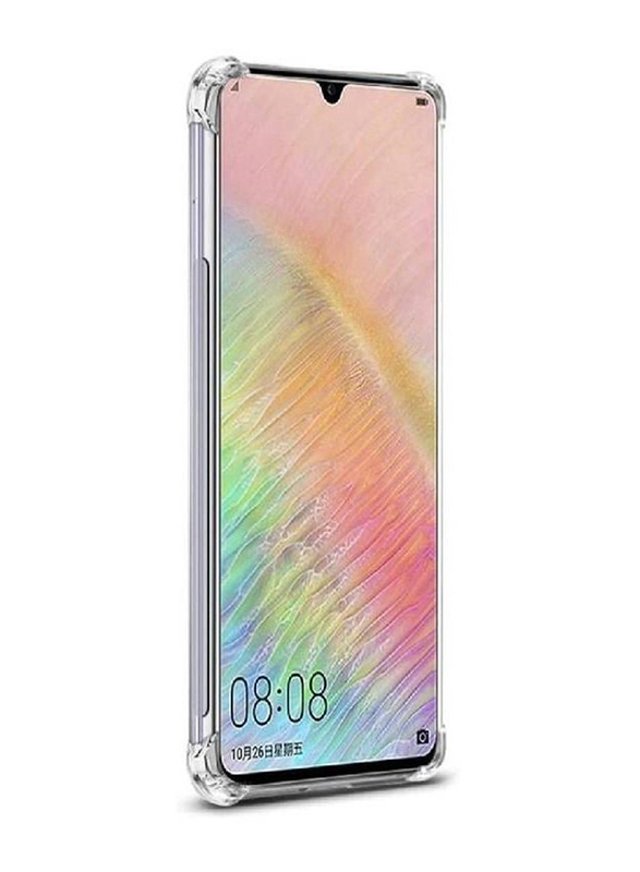 Huawei Mate 20 Soft Silicone Shockproof Anti-Scratch Protective Mobile Phone Back Case Cover, Clear