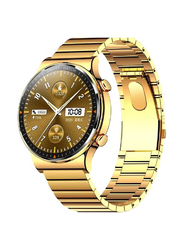 Haino Teko Germany Full Touch Screen Stainless Steel Bluetooth Waterproof Smartwatch, Gold