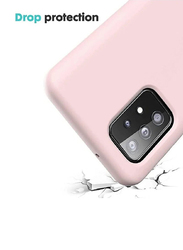 Samsung Galaxy A72 4g Silicone Gel Rubber Soft Mobile Phone Case Cover, Pink