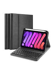 English Keyboard Case Cover for Apple iPad Mini 6, Black