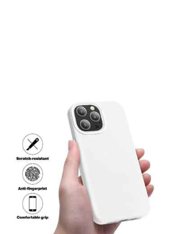 Apple iPhone 12 Silicone Shockproof Mobile Phone Case Cover, White