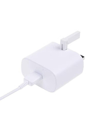 3 Pin Super Fast Charging Adapter for Samsung, White
