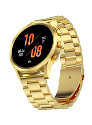 Haino Teko Full Screen Touch Heart Rate Monitoring Ultra Smartwatch with Bluetooth Calling, Gold