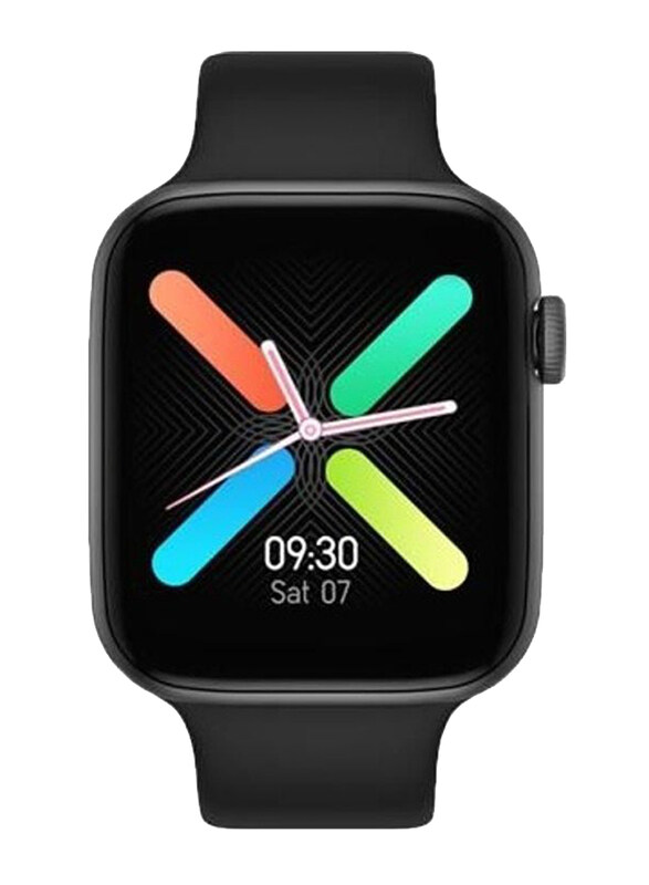 

Generic Silicone Touch Screen Full Square Smartwatch, Black