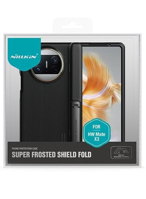 Nillkin Huawei Mate X3 Super Frosted Shield Gold Matte Mobile Phone Case Cover, Black