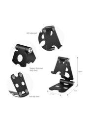 Adjustable Mobile Phone & Ipad Tablet Desktop Stand Mount, Black