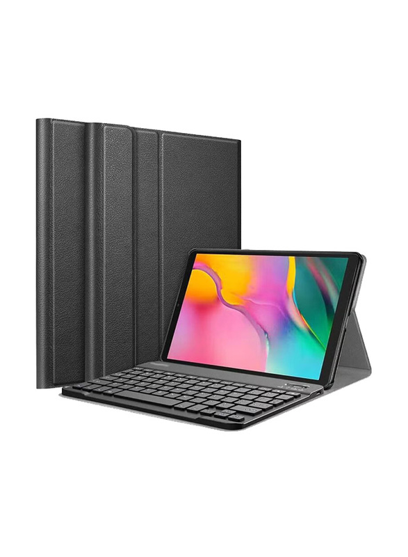 Dux Ducis Samsung Galaxy Tab S7+ 12.4-inch T970 Keyboard Case Cover, Black