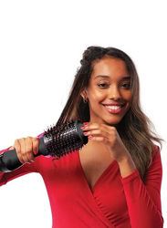 Xiuwoo One-Step Hair Dryer & Volumizer Hot Air Brush, Black