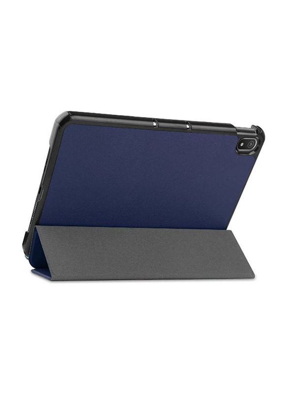 Nokia T20 Slim Protective Premium Leather Ultra-Thin Lightweight Trifold Stand Tablet Flip Case Cover, Blue