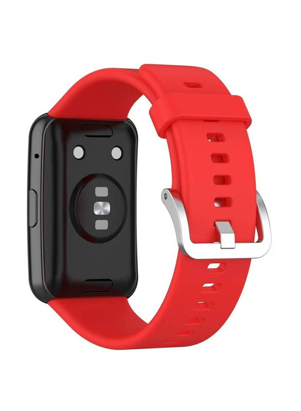 Replacement Silicone Strap Band for Huawei Fit, Red