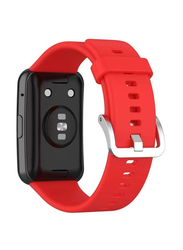 Replacement Silicone Strap Band for Huawei Fit, Red