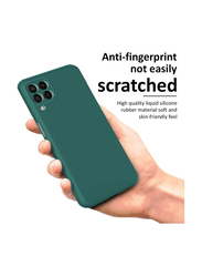 Samsung Galaxy M33 5G Protective Silicone Flexible Ultra Soft Mobile Phone Back Case Cover, Green