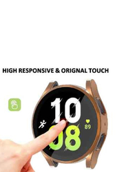 Zoomee Protective Ultra Thin TPU Case Cover for Samsung Galaxy Watch 4 40mm, Rose Gold