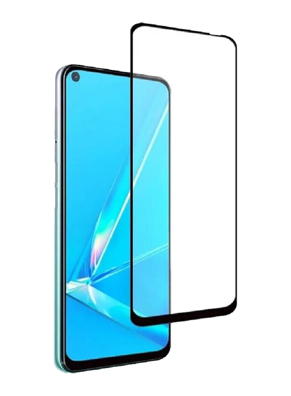 Oppo A92 Hardness Full Coverage Tempered Glass Screen Protector, Clear