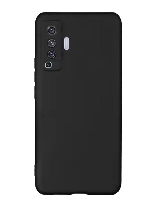 Vivo X50 Protective Soft Silicone Mobile Phone Case Cover, Black