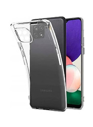 Samsung Galaxy A22 5G Transparent Crystal Clear Shockproof TPU Bumper Cell Mobile Phone Case Cover, Clear