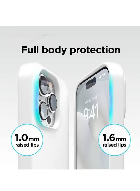 Apple iPhone 14 Pro Max Protective Silicone Shockproof Slim Thin Phone Mobile Phone Case Cover, White