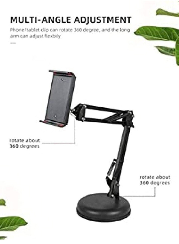 Vocal Stents Multi-Function Phone & Tablet Holder Table Stand, Black