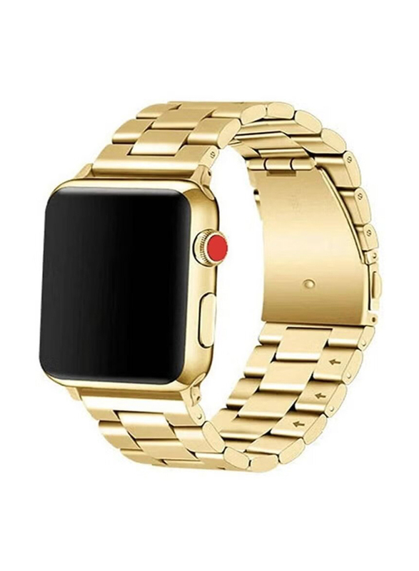 Replacement Stainless Steel Strap for Apple Watch 42mm, Gold