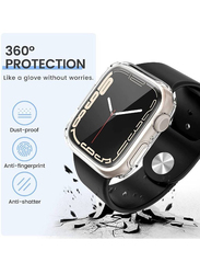 Full TPU Anti Scratch Bumper Case Protector Compatible with Apple Watch 38/40mm, Clear