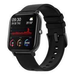 Full Touch Screen Waterproof Smartwatch, Black