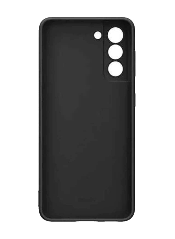 Samsung Galaxy S21 Plus Soft Silicone Mobile Phone Case Cover, Black