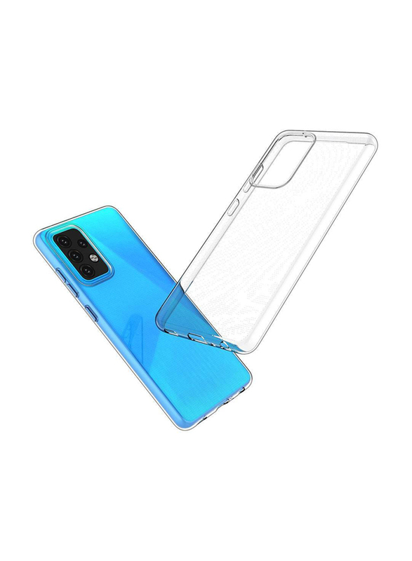 Samsung Galaxy A52 Protective Silicone Mobile Phone Back Case Cover, Transparent