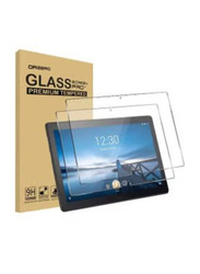 HYX Lenovo Smart Tab P10 9H Tempered Glass Screen Protector, 2 Pieces, Clear