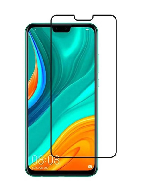 Huawei y8s Protective 5D Full Glue Glass Screen Protector, Clear