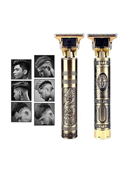 Xiuwoo Cordless Shaver Barber Electric Hair Trimmer, Gold