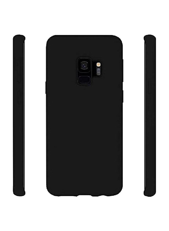 Samsung Galaxy S9 Protective Soft Silicone Mobile Phone Case Cover, Black