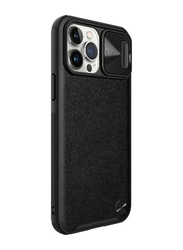 Nillkin Apple iPhone 13 Pro Max CamShield Leather Mobile Phone Case Cover with Camera Protection, Black