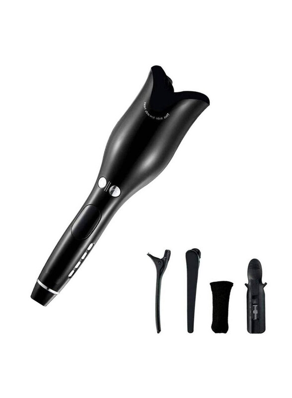 

Generic Gennext Automatic Ceramic Rotating Hair Curler, Black