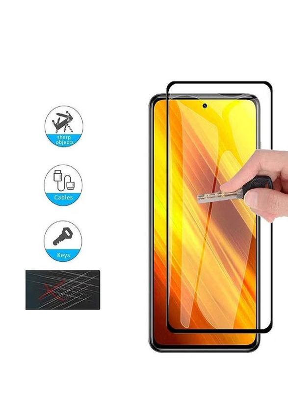 Xiaomi Poco X3 Pro Tempered Glass Screen Protector, Clear