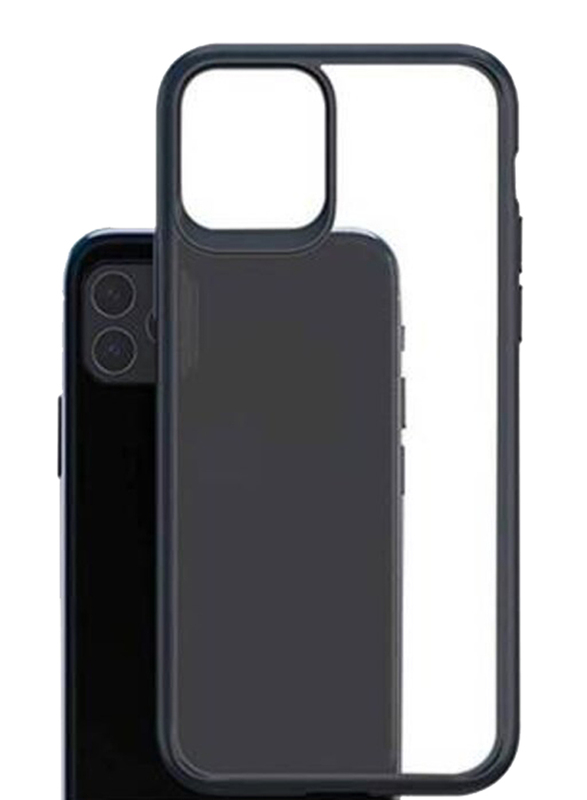 Apple iPhone 12 Protective Hard Mobile Phone Case Cover, Black